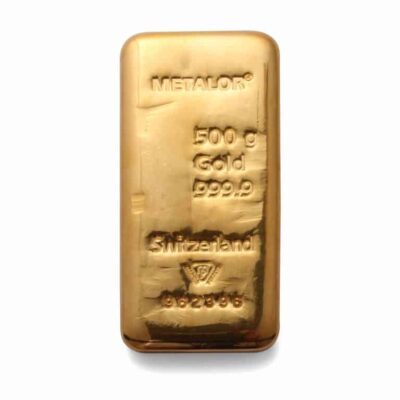 500g Gold Bar Metalor