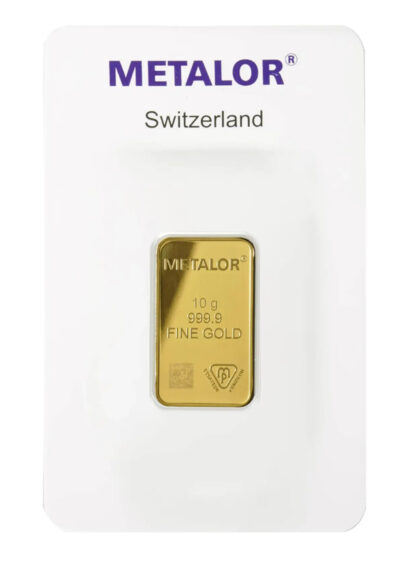 10g Gold Bar Metalor