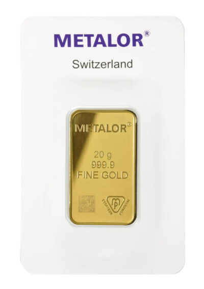 20g Gold Bar Metalor